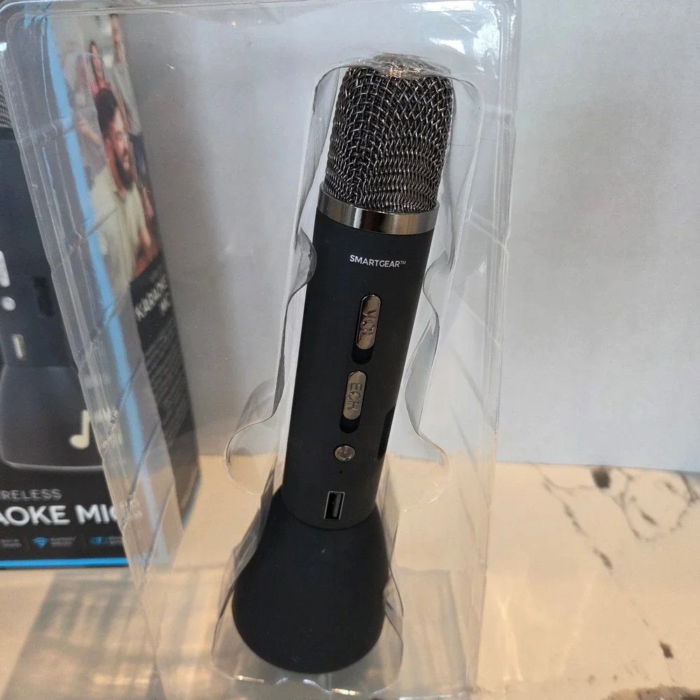 SmartGear Wireless Karaoke Microphone Built-in Speaker Bluetooth‎ Rechargeable